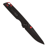 Tenable Mini Warrior Liner Lock Knife | 2.9" Blackwash Nitro-V Blade | Black G10 Handle | Kim Ning Design - B2005A1