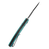 Tenable Gideon Folding Knife Tiffany Blue G10 Handle (3.5'' Blackwash Nitro V Blade) Dead Sober Design--T1119A5