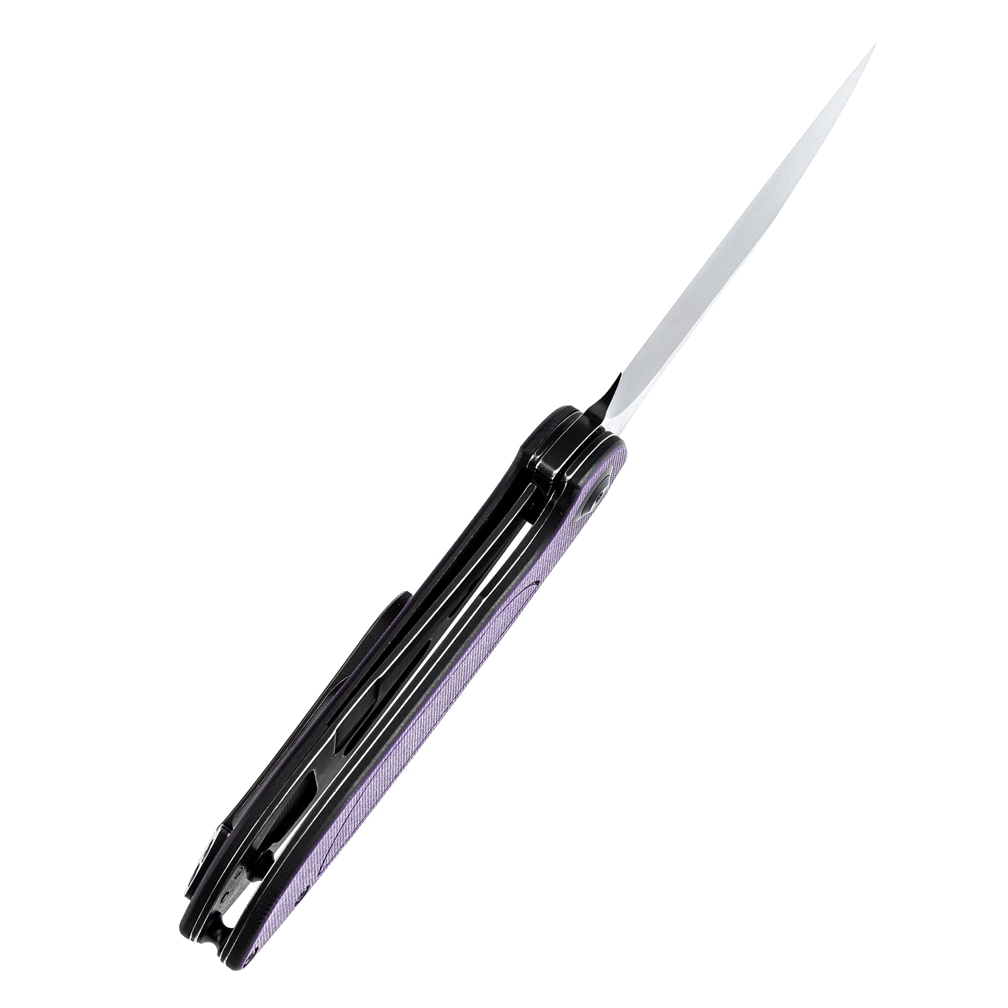 Tenable Prometheus Folding Knife Purple and Black G10 Handle(3.29