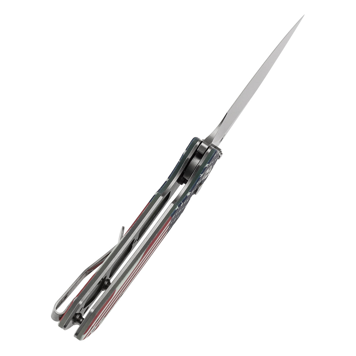 Tenable Fenrir Button Lock Knife | Jade G10 with American Flag