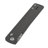 Tenable Anomaly Cross Bar Lock Knife | 3.14" Stonewashed Nitro-V Blade | Gray Aluminum Handle| Pinkerton Knives Design - B2038V1