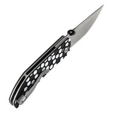 Tenable Exclusive Soccer-Themed Tarkin Folding Knife | 3.42" Nitro-V | Black & White G10 | Matthew Christensen Design | B1078A5