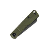 Tenable Riflestock Lock Back Folding knife | 2.34" Gray TiCn Coated Nitro V Blade | Olive Green G10 Handle | Nick Swan Knives Design - B2131S4
