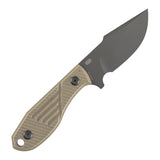 Pre-order: Tenable Tiny Dancer Fixed Blade Knife | 3.17" Gray TiCn Coated D2 Blade | Light Sand G10 Handle | JB Stout Design | G014A8