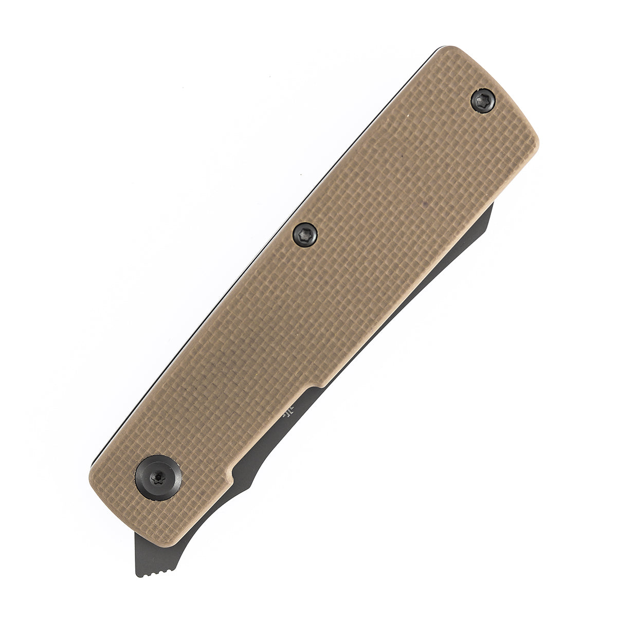 Tenable Higonokami Folding Knife | 3.02'' Gray Coating D2 Blade | Light Sand G10 Handle | Goran mihajlovic Design | B2135A5