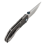 Tenable Tarkin Liner Knife | 3.4" Nitro-V Blade | Gray Aluminum Handle | Matthew Christensen Design | B1078A1