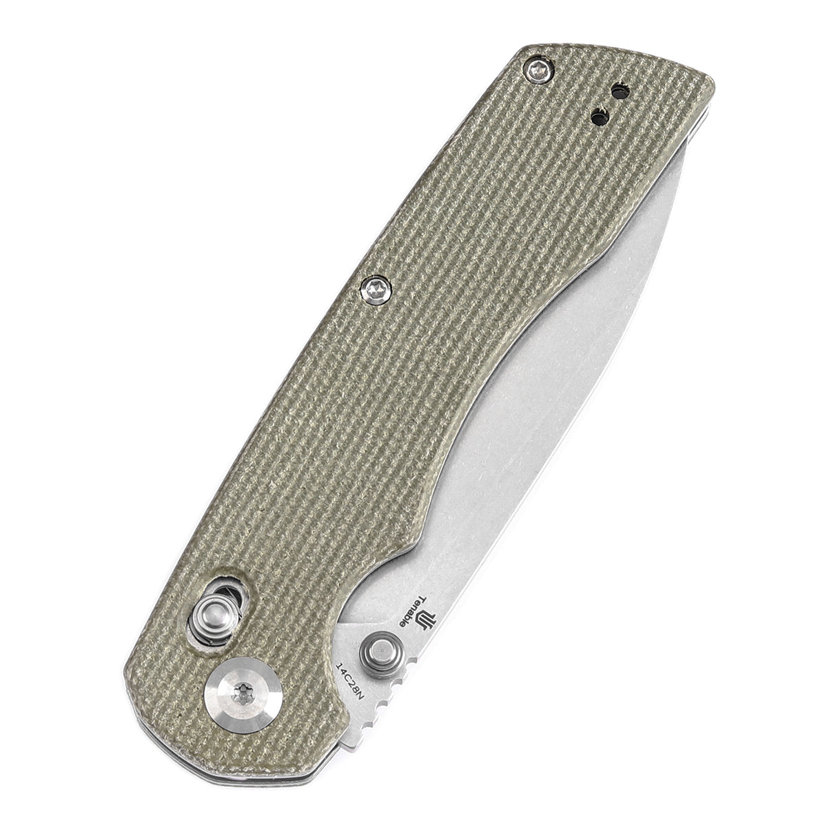 トリニティ  スイッチブレード(プロ10) Tenable Model 6 Cross Bar Lock Blue Micarta Handle (3.1