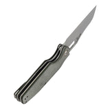 Tenable Tuckamore Folding Knife | 3.54" Stonewashed Nitro V | Green Micarta | Jonathan Styles Design - B1052A1