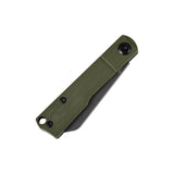 Tenable Riflestock Lock Back Folding knife | 2.34" Gray TiCn Coated Nitro V Blade | Olive Green G10 Handle | Nick Swan Knives Design - B2131S4