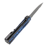 Tenable Kitpu Folding Knife | 2.9'' Gray TiCn Coated Nitro-V Blade | Blue & Black G10 Handle | Jonathan Styles Design - B2123A1