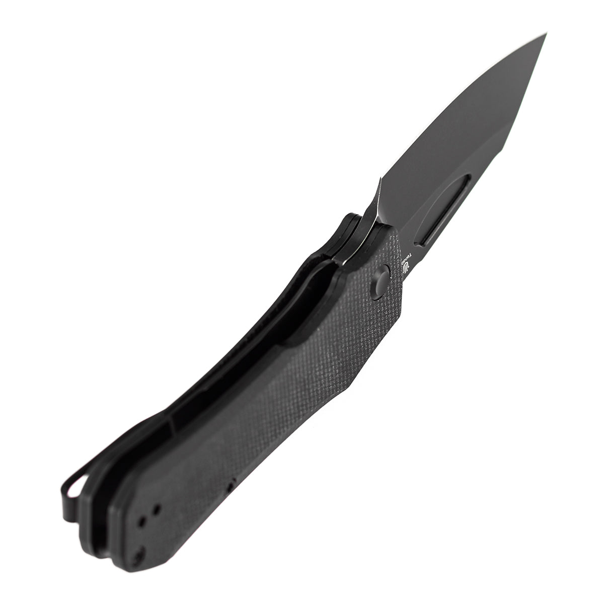 Tenable Loki Liner Lock Knife | 3.0" Blackwash Nitro-V Blade | Black Micarta Handle | Steven Dunnuck Design - B1058A1