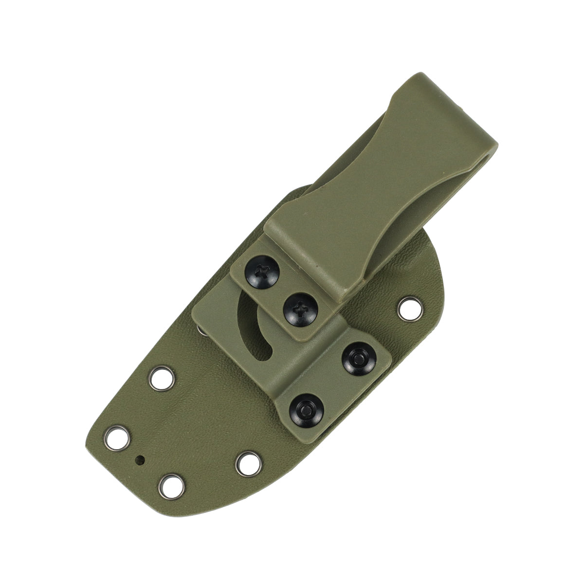 Tenable Foosa Fixed Blade Knife - 3.06'' Gray TiCn Coated D2 Blade | Olive Green G10 Handle | Rolf Helbig Design - G2020A4
