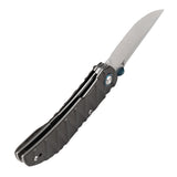 Tenable Tarkin Liner Knife | 3.4" Nitro-V Blade | Gray Aluminum Handle | Matthew Christensen Design | B1078A1