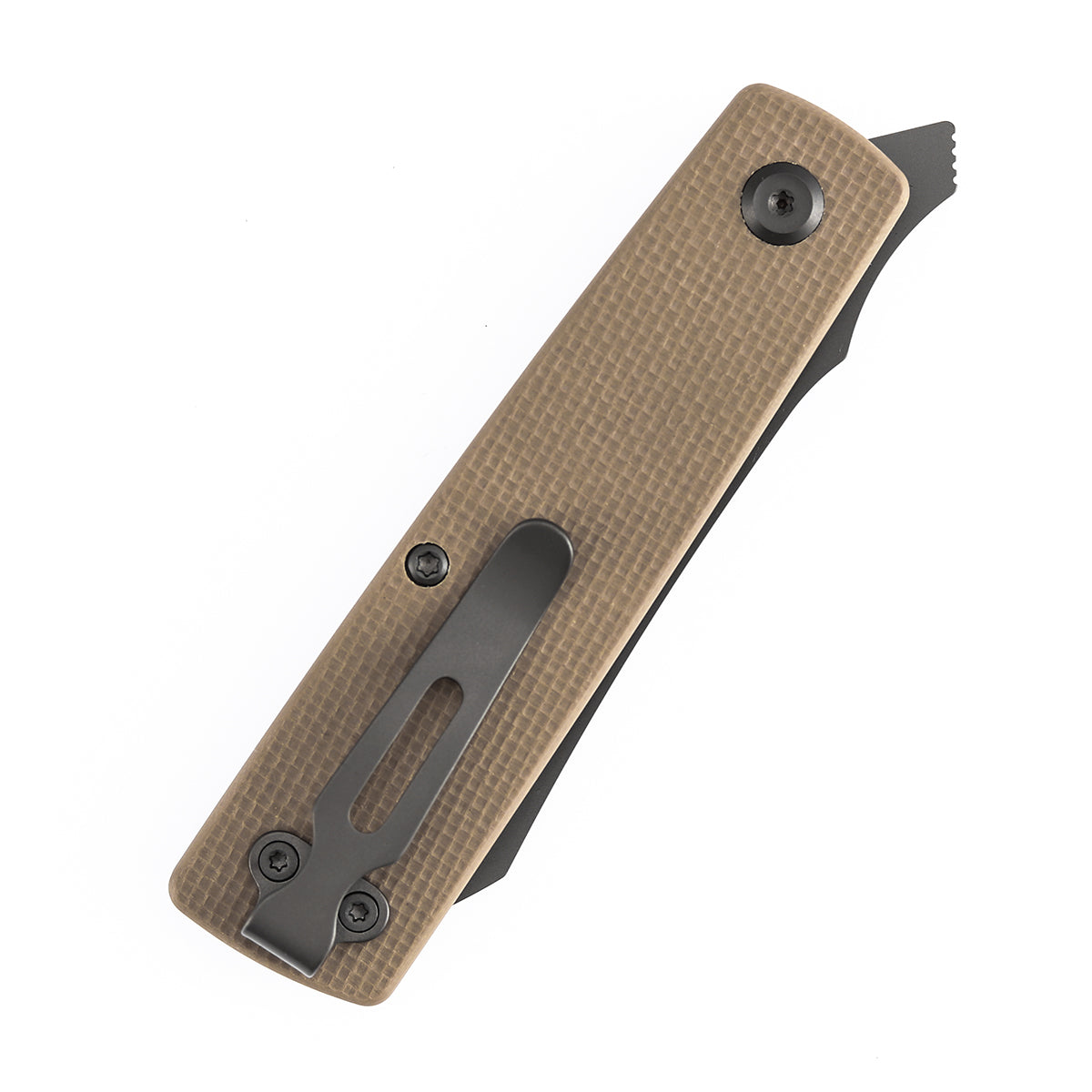 Tenable Higonokami Folding Knife | 3.02'' Gray Coating D2 Blade | Light Sand G10 Handle | Goran mihajlovic Design | B2135A5