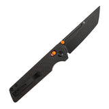 Tenable Anomaly Crossbar Lock | 3.14" Blackwash Nitro V |  Twill Carbon FIber & G10 | Pinkerton Knives - B2038V4