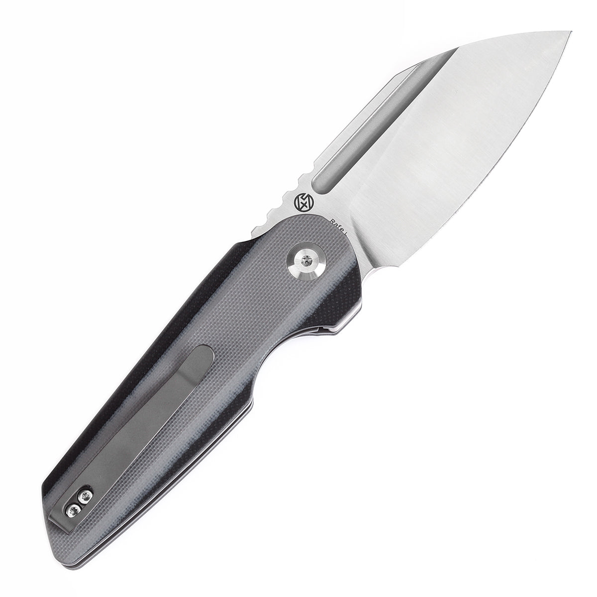 Tenable Rafe L Folding Knife Light Sand and Black G10 Handle (3.19" Satin 14C28N Blade) 4T5 Design--T1048A6