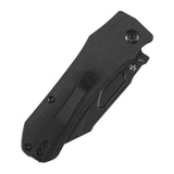 Tenable Loki Liner Lock Knife | 3.0" Blackwash Nitro-V Blade | Black Micarta Handle | Steven Dunnuck Design - B1058A1