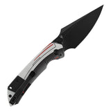 WMK Exclusive | Tenable Fenrir Top Liner Lock Folding Knife| 3.4" Blackwash D2 Blade | Jade G10 with Nostalgic Gaming Console Theme Handle | Sparrow Knife Design | B1034H14