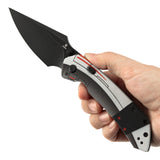 WMK Exclusive | Tenable Fenrir Top Liner Lock Folding Knife| 3.4" Blackwash D2 Blade | Jade G10 with Nostalgic Gaming Console Theme Handle | Sparrow Knife Design | B1034H14