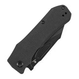 Tenable Loki Liner Lock Knife | 3.0" Blackwash Nitro-V Blade | Black Micarta Handle | Steven Dunnuck Design - B1058A1