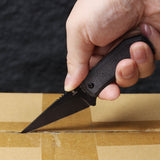 Pre-Order：Ships by Aug. 20  | Tenable ToothPik Fixed Blade | 3.04” Blackwash 14C28N Blade | Brown Micarta Handle | Pinkerton Knives Design - G020A2