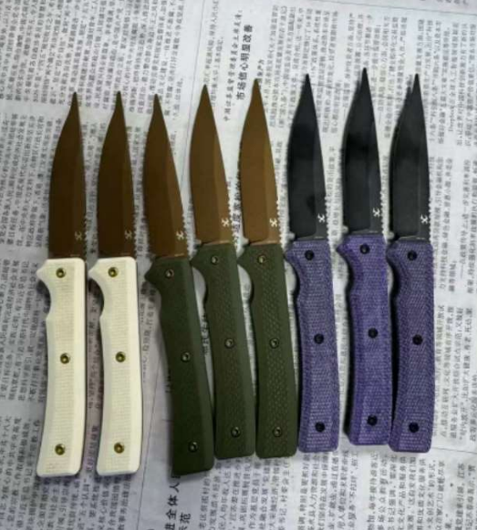 Tenable PPK Fixed Blade | 2.99" D2 Blade | G10/Micarta Handle | Pinkerton Knives Design - G022