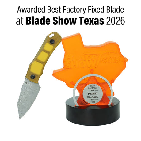 Award for Best Factory Fixed Blade at Blade Show Texas 2026 
